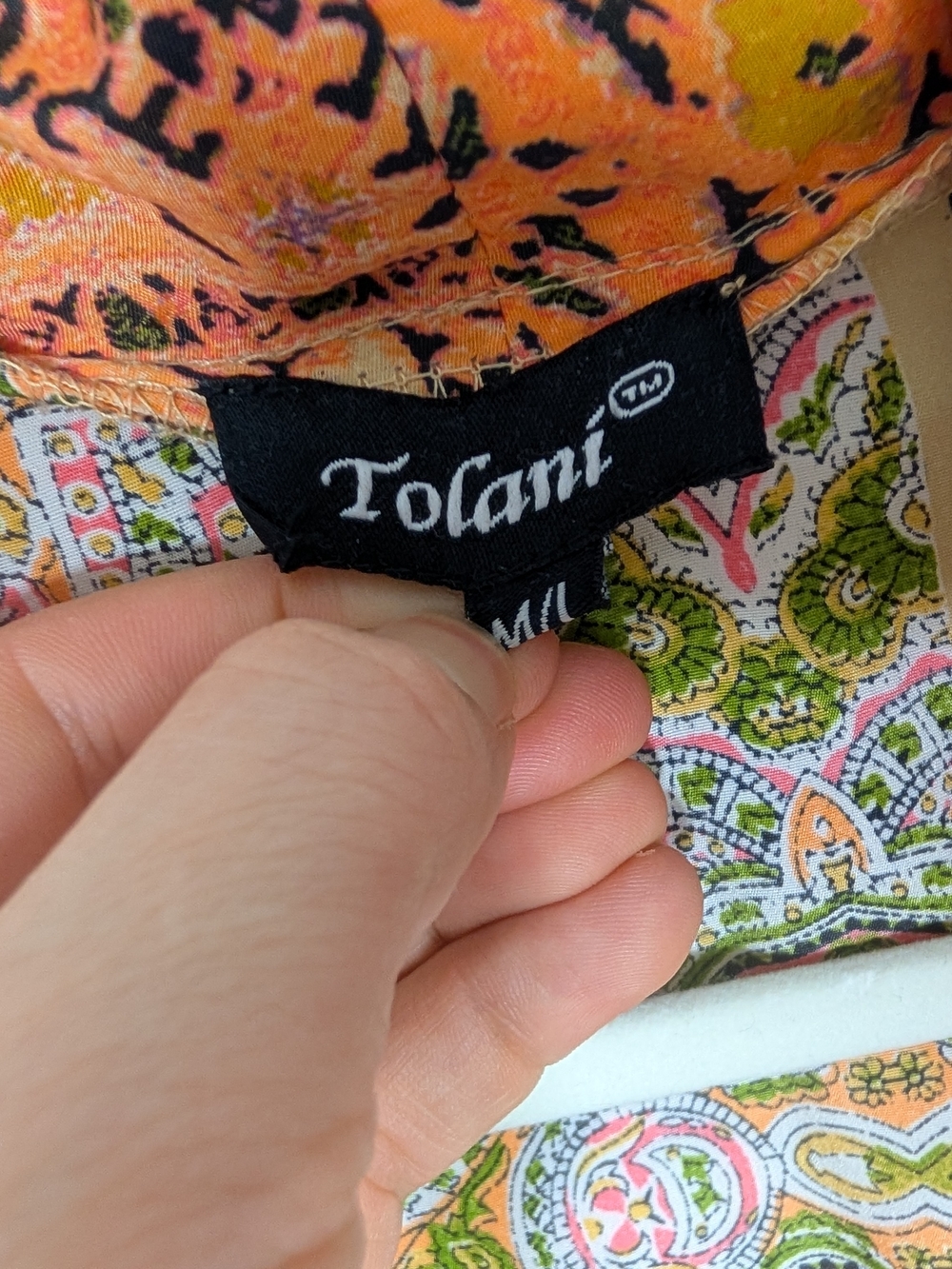 Tolani Boho Patchwork Kimono Duster - Picture 6 of 10
